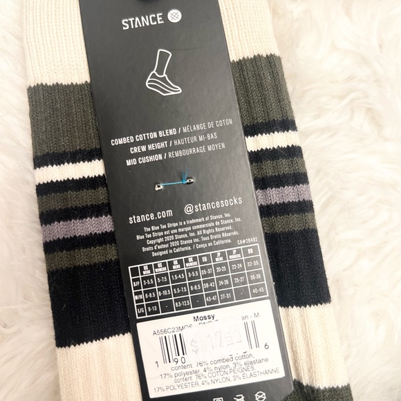 UNISEX STANCE SOCKS COTTON BLEND Set of Two Pairs - Picture 3 of 3